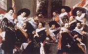 Frans Hals Banquet of the Officers of the Civic Guard of St Adrian china oil painting reproduction